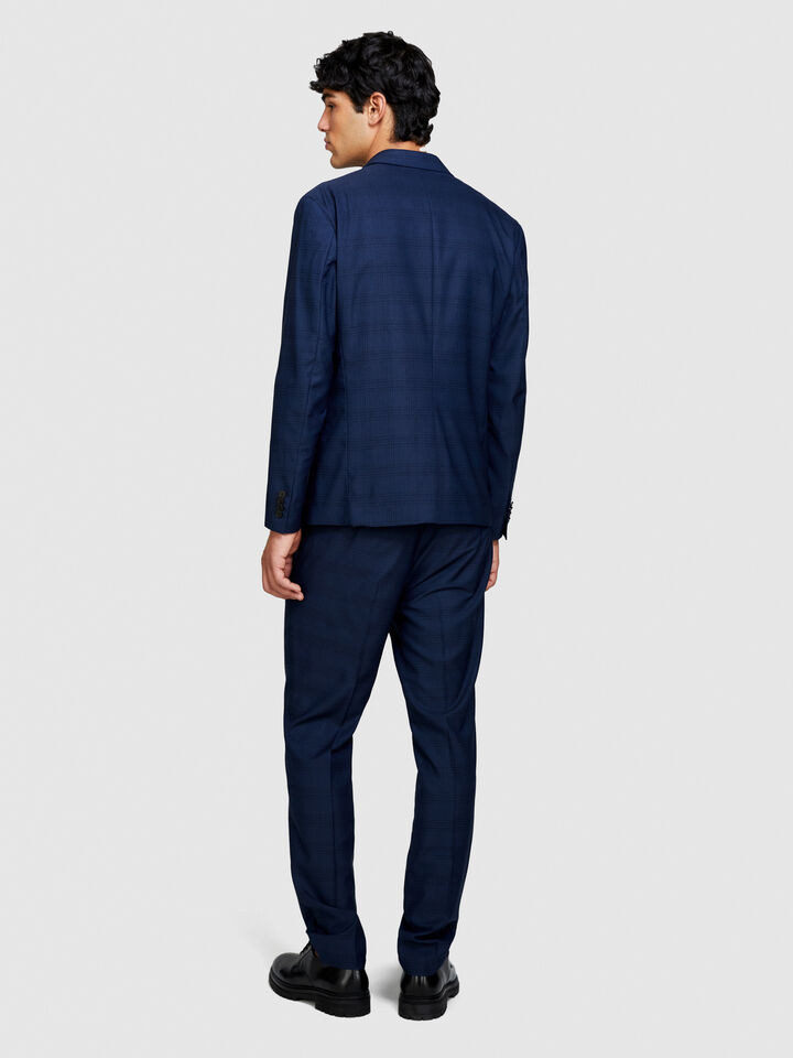 Single-breasted blazer - men's blazers - Dark Blue | Sisley image number 3